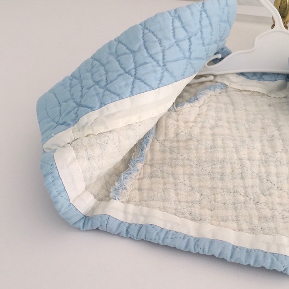 Quilted Doll Coat, Doll Coat/Matching Bonnet, Vintage Doll Outfit, Doll Bonnet - Picture 6 of 6